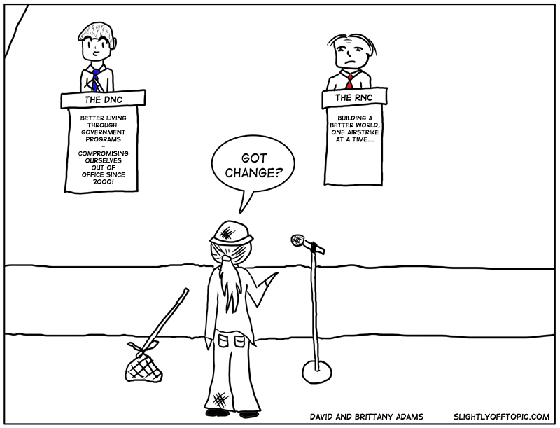 Scene from a Debate (Pixel on Monitor)