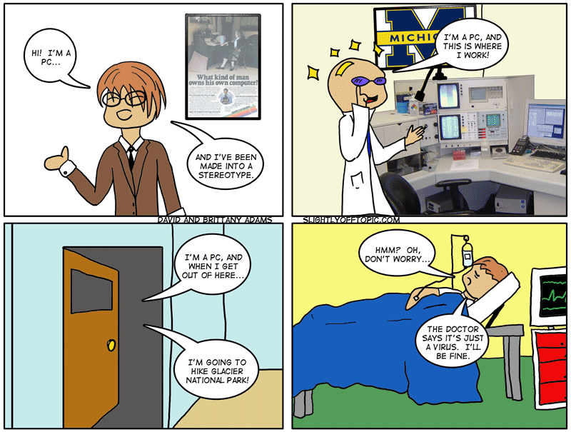 I’m a PC… and I run Linux!