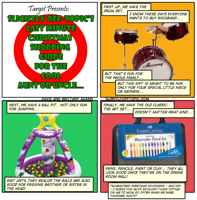 Only 8 Shopping Days Left…