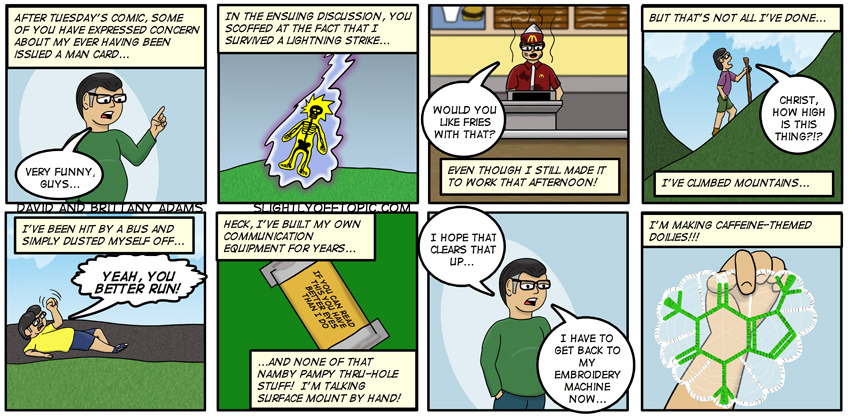 #365 – Fear My Manliness!