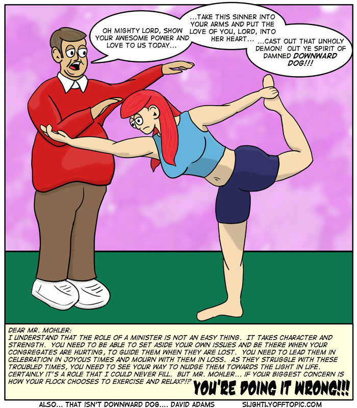 Concentrate on that inner peace thing, Jane... I'm sure he'll go away! (Also... "the prize.")