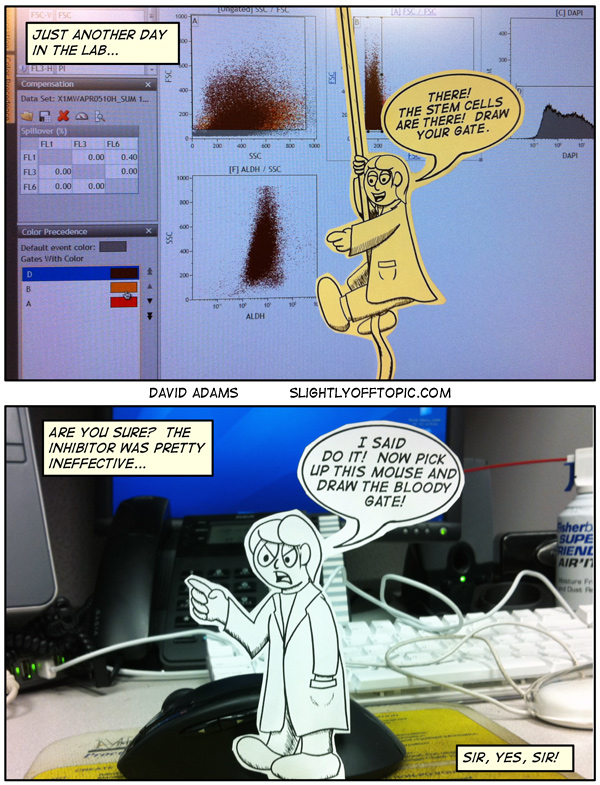 Don't touch!  Those are human cells...