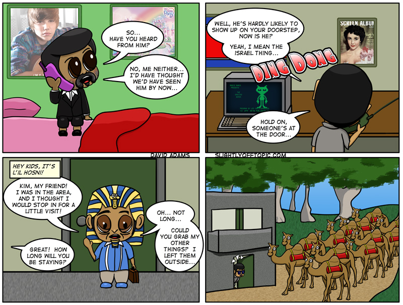 Yeah... just an overnighter... what's all the baggage for?  Just in case... just in case...