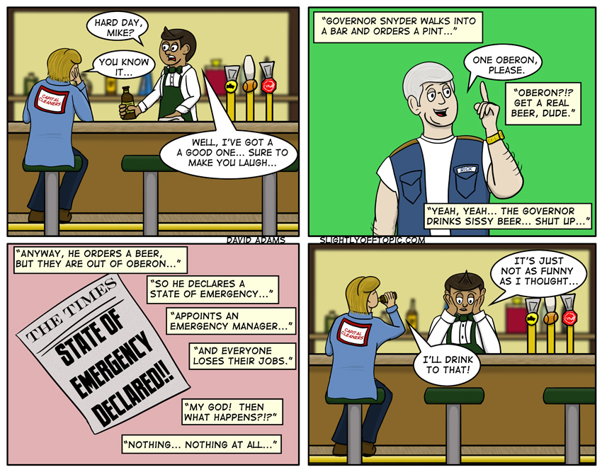 Join me. With our combined strength, we can end this destructive franchise and bring order to the state of Michigan. 