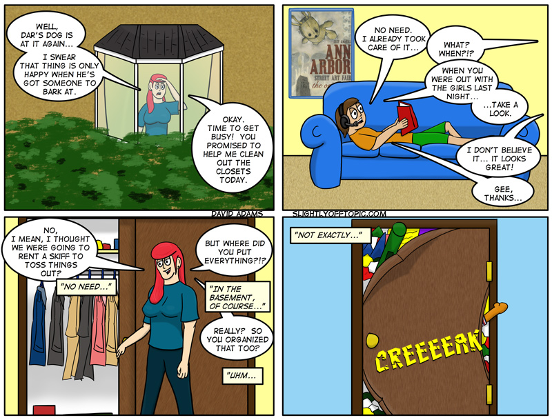 If you wanted the basement clean too, then you should have said...