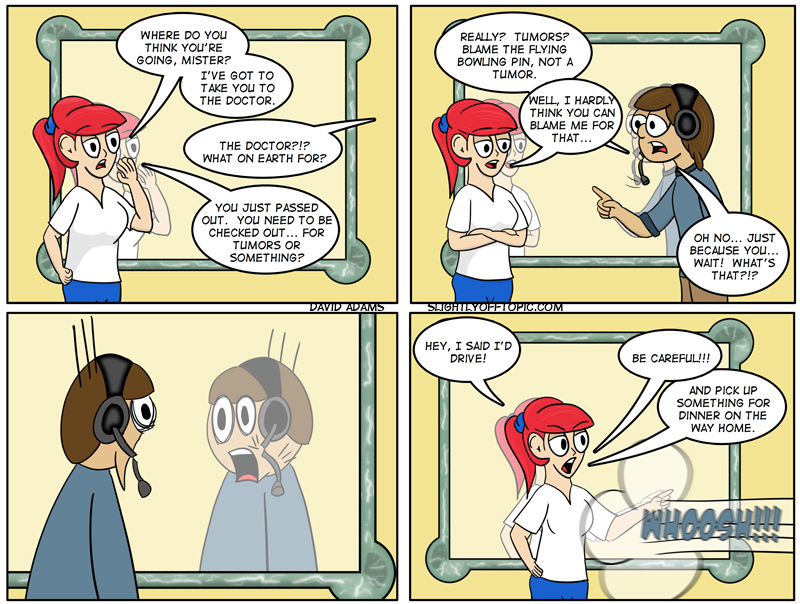 Took him long enough to notice...