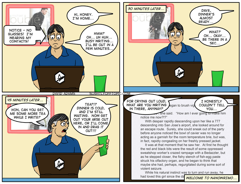 It was a dark and stormy night...