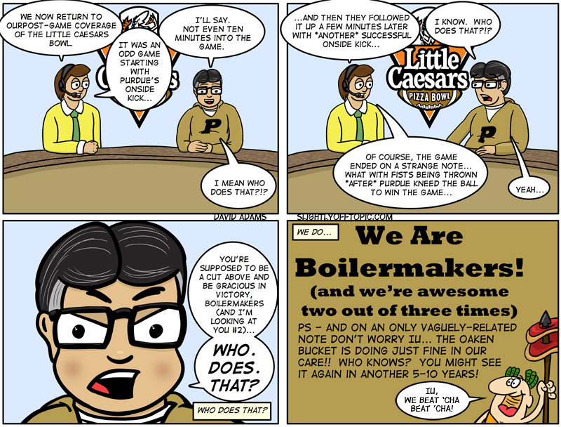 Oh... and also IU sucks... yeah... real mature, right!