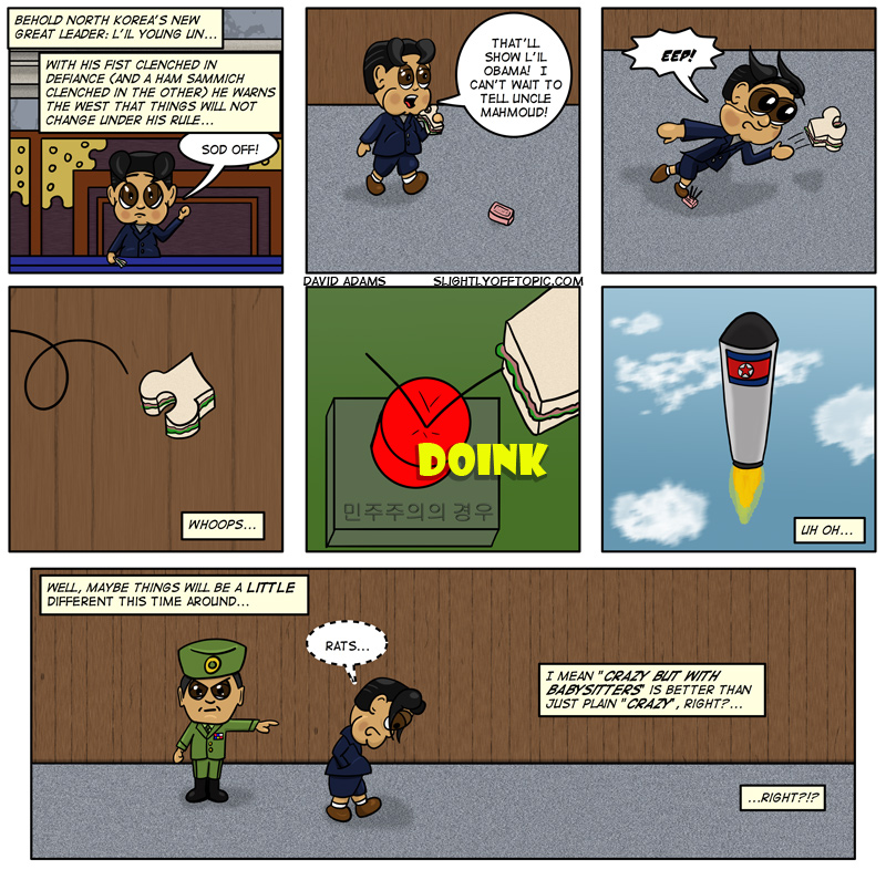 And the worst part is that no one even brought him a new ham sammich... I mean what kinda world is it when a great leader can't get a ham sammich, amiright?!?