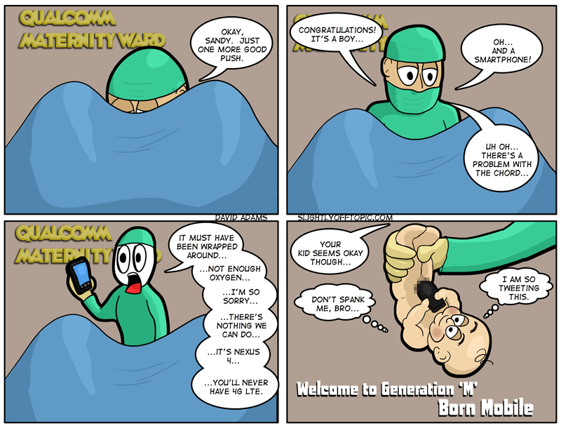 It's a shame... she was hoping for an iPhone 5... or at least a Galaxy Note 2...