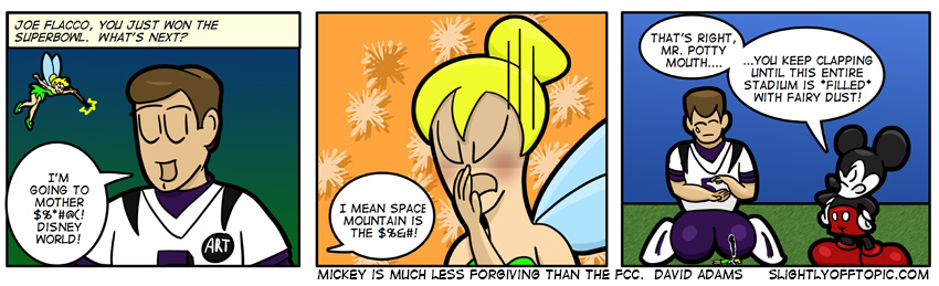 He's lucky Mickey didn't decide to give him a personal tour of the Disney Hall of Torture... though as I understand it, the animatronic water boarders are AMAZING...