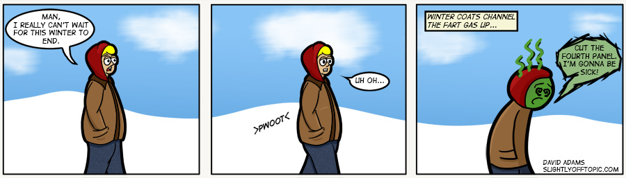 On the plus side, I've leased my parka for fracking purposes...