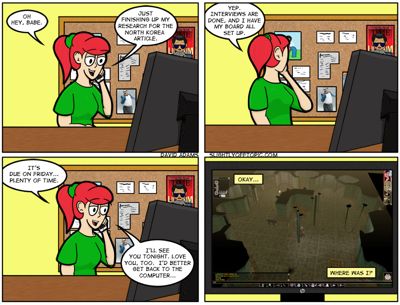 I seriously believe that the reason we don't see Jane more in the comic is my continuing issues with drawing boobs...