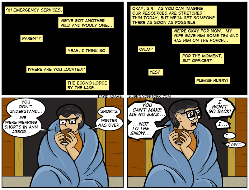 You got that copper?!?  I'll die before I go back!  Ya hear me?  Die, I say!