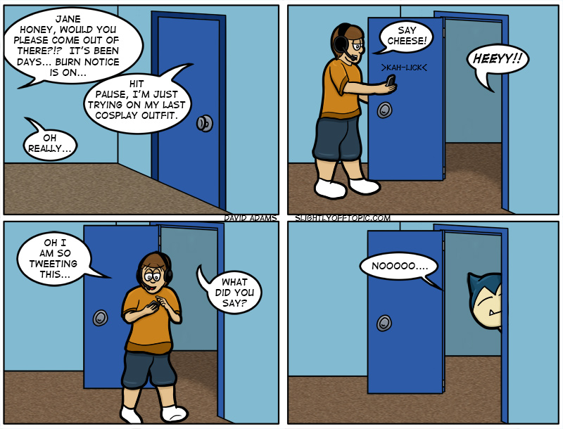 Well, he died before... maybe he thinks it won't matter when she kills him...