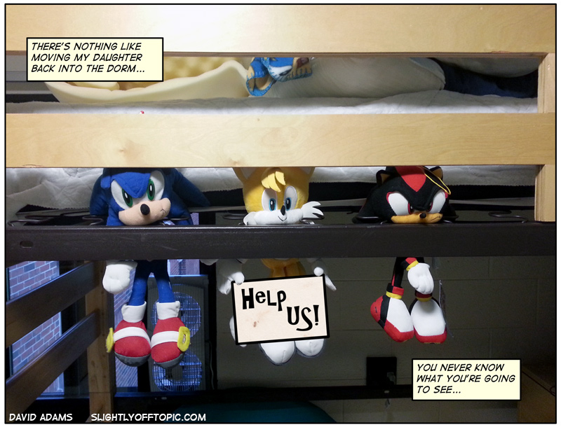 Sure you expect this for Sonic or Shadow, but the only thing Tails did was to kiss the girl...